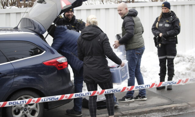 Politiet har gjort beslag i boligen